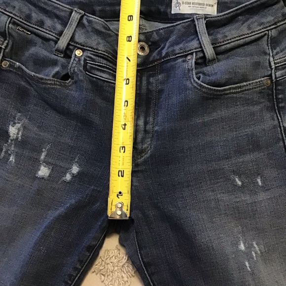 G-Star Raw Restored Denim Jeans. Size 27 Mid-Rise Skinny - Picture 11 of 13